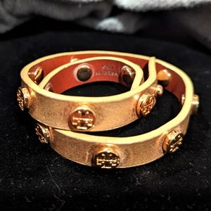 Tory Burch leather wrap bracelet